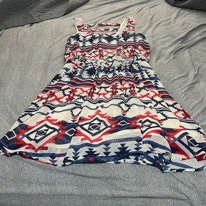 Red white and blue dress
